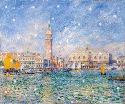 Lienzo Tela Canvas Auguste Renoir Vista De Venecia 1881