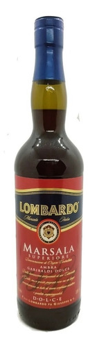 Vino Marsala Garibaldi Dolce Lombardo 750ml Doc 100% Italia