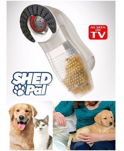 Escova Aspirador Removedor De Pelos Automatica Caes E Gatos