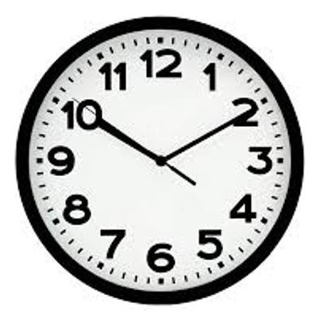 Relógio De Parede Preto 20cm - Yazi