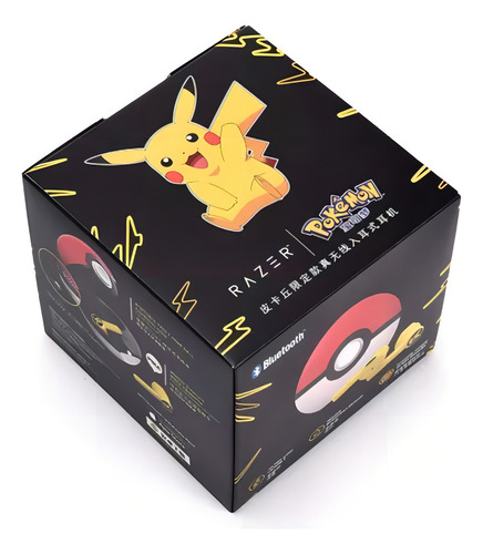 Fone Pokemon Pikachu Razer Sem Fio Gamer In-ear Original