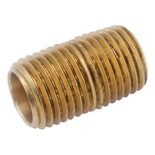 Red Brass Pipe Fitting, Close Nipple, 1  Npt Male, 1-1/...