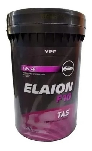 Imagen 1 de 1 de Aceite Elaion F10 15w40 Mineral X20l