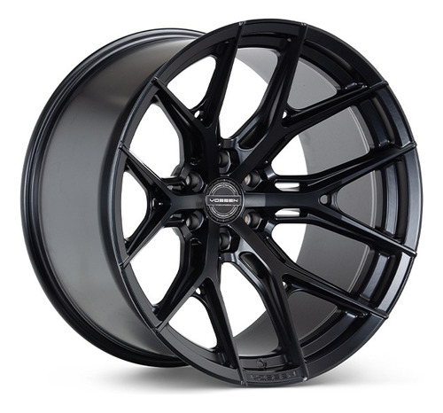 Rines Vossen Hf6-4 20x10 6/139.7 Satin Black Forjados