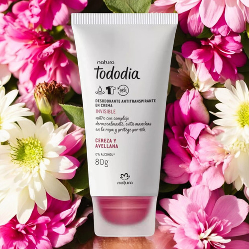 Desodorante En Crema Cereza Y Avellana Kit 2pz Tododia