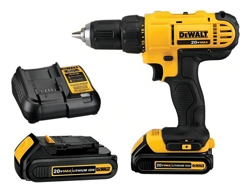 Taladro Atornillador Inalámbrico De 13mm Dewalt Dcd771c2 20v + Accesorio 220v
