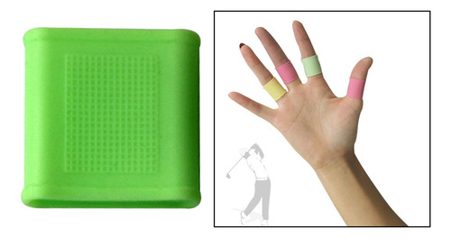 4 De Golf Mangas Pulgar Protector Club Agarre Verde 27mm