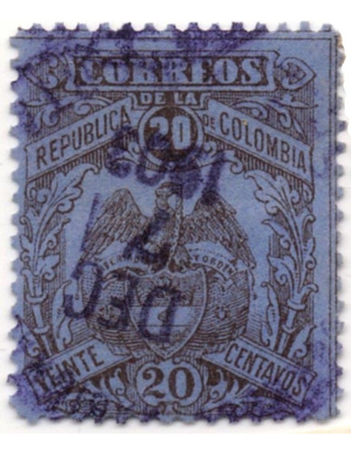 Estampilla 20 Centavos 1897