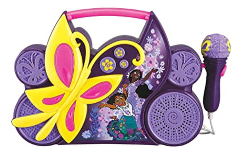 Ekids Disney Encanto Sing Along Boom Box Speaker Con Micrófo