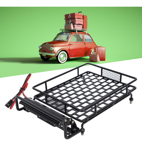 Baca De Techo Rc Para Coche Rc, Resistente, De Hierro Negro,