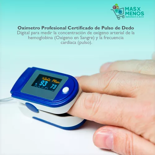Oximetro Pulso Pulsometro Profesional Médico Digital Dedo