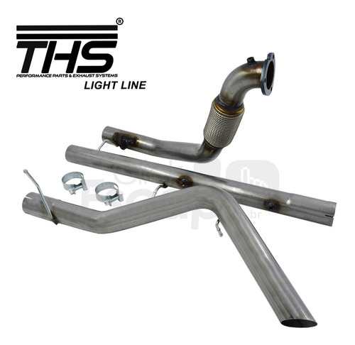Imagem 2 de 3 de Downpipe + Catback Escapamento Esportivo Troller T4 2015 +