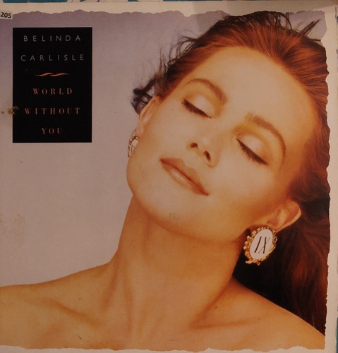 Vinilo Maxi Single  Belinda Carlisle  World Without  (xx239