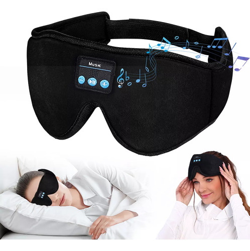 Unisex Antifaces Gafas Para Dormir Bluetooth Con Auriculares