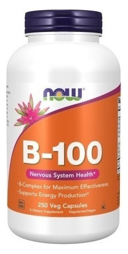 Now Foods | Vitamin B Complex | 100mg | 250 Veg Capsules