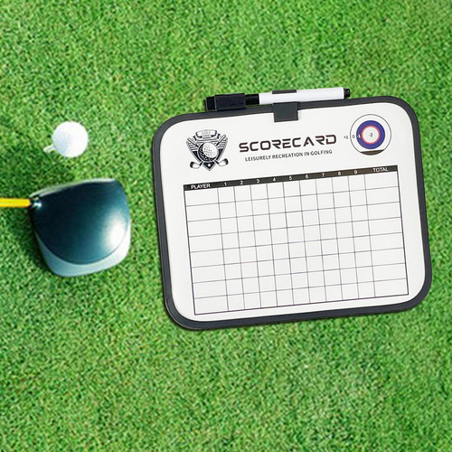 Placar De Golfe Placa De Pontuação Com Marcador E Borracha