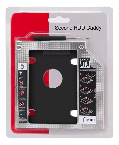 Caddy Adaptador 9.5mm Lector Notebook Disco Ssd Disco Duro