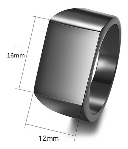 Imagen 3 de 10 de Anillo Acero Personalizado Grabado Laser 1040/45