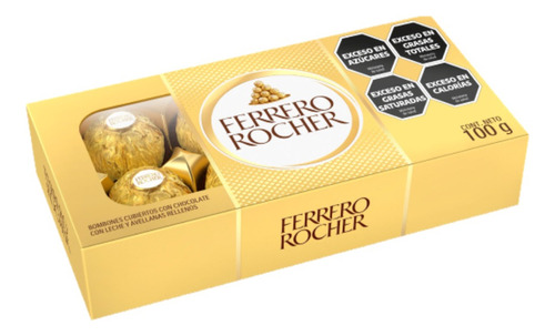 Caja Ferrero Rocher - Pack X 8 Unidades