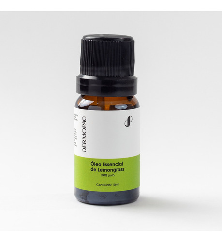 Óleo Essencial Lemongrass Capim Limão 100% Puro Dermopac Fragrância Capim-limão
