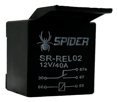 1 Pieza Relevador Relay Con Arnes 5 Patas 12v 40a Spider 