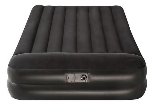 Bestway Colchón Inflable Eléctrico Aterciopelado Queen Tritech Color Negro