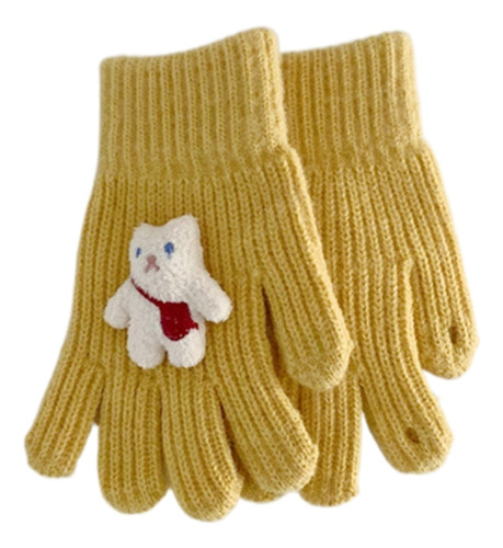 Guantes De Tejer Para Niños, Tejidos Con Dedos Completos, El