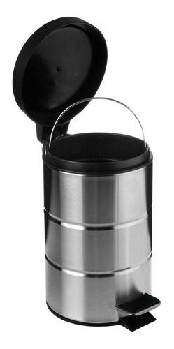 Tacho Cesto Basura 12 Litros Pedal Acero Inoxidable Aston