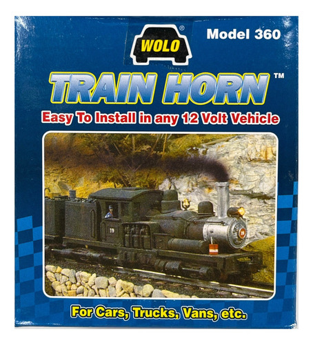 Claxon Bocina Sonido Tren De Vapor Corriendo En Rieles Wolo
