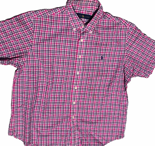 Camisa Polo Ralph Lauren Manga Corta Color Rosa