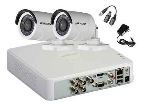 Cámaras De Vigilancia Hikvision Seguridad Dvr Kit 2 Gye