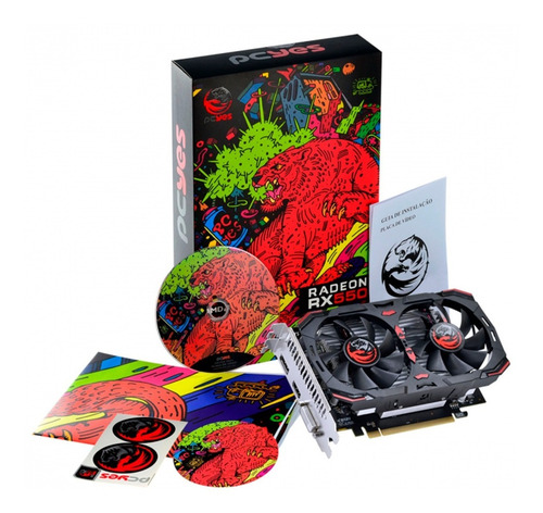Imagem 6 de 8 de Amd Radeon Rx 550 4gb Gddr5 128 Bits Series Graffiti