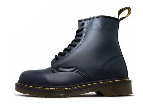 Dr martens navy smooth hot sale