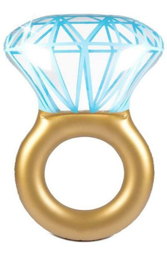 Imagen 3 de 5 de Anillo Inflable Despedida De Soltera Alberca Diamante Fiesta