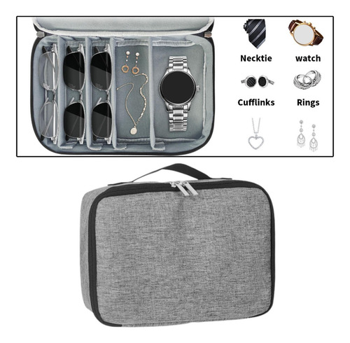 Estuche De Gafas De De Viaje Con Cierre De Cremallera,