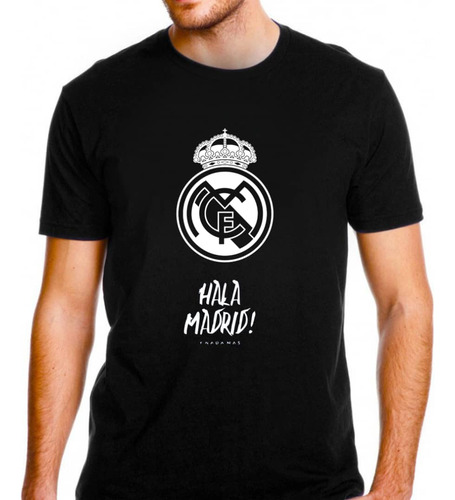 Franelas 100% Algodón Personalizadas Real Madrid Vinil Siser