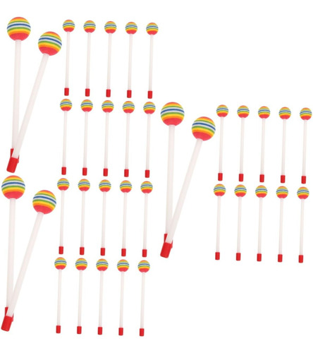 36 Piezas De Palillos De Tambor Niños, Mazos De Tambor...