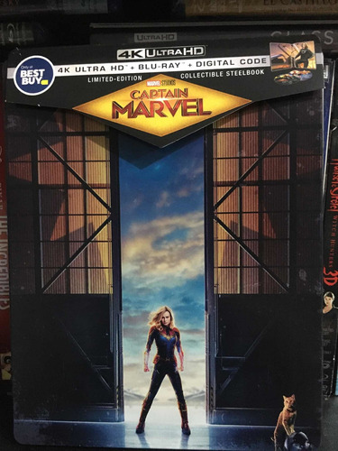Blu-ray 4k Ultra Hd Capitana Marvel Steelbook