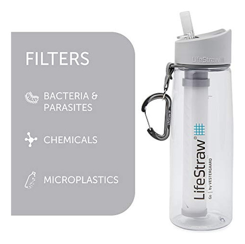 Lifestraw Go Water Filter Bottle With 2-stage Integrated Fil