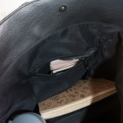 Imagen 7 de 10 de Cartera Bolso Tote Bag Grande Xl Ecocuero Urbana Mujer