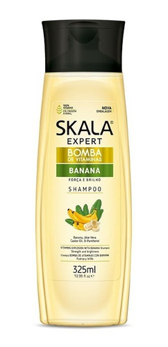  Shampoo Skala Brasil Banana Fuerza  Y Brillo Liberado 