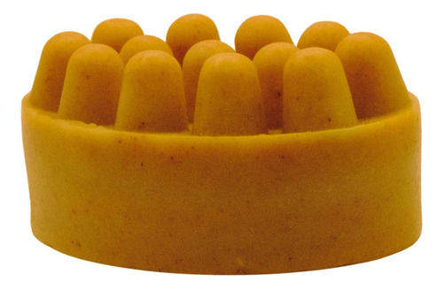 Jabon Artesanal Madre Tierra De Cúrcuma Para Masaje 100gr