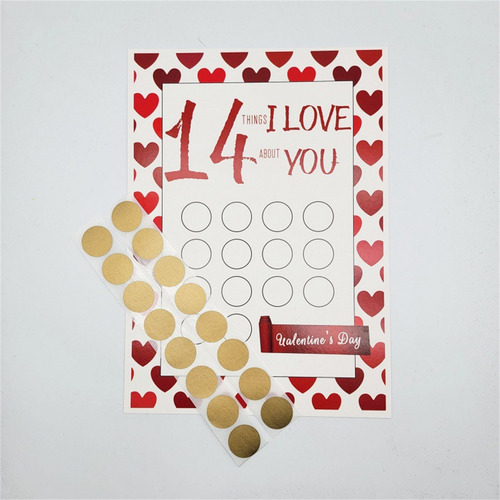 Pañuelo Para El Día De San Valentín Con Estampado Rascado De