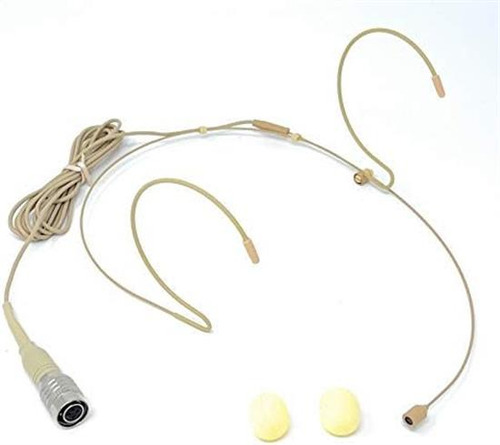 Micrófono Con Doble Gancho Para La Oreja Mini Xlr De 4 Pines