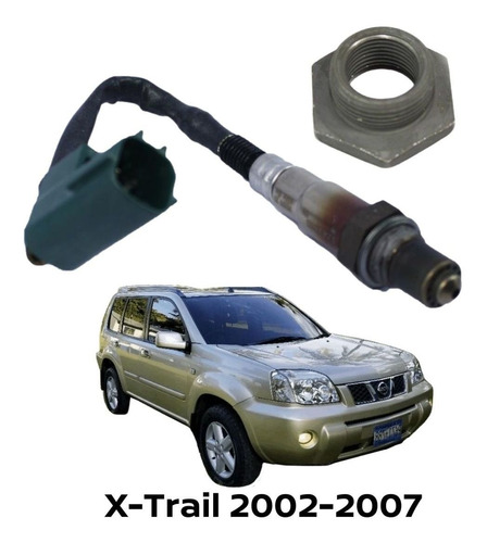 Sensor Oxgeno Verde Y Tuerca Ensamble X-trail 2003 (bosch)