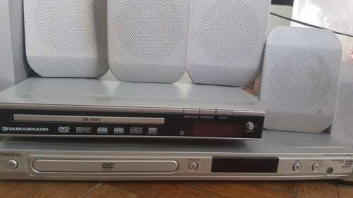 Lote De 2reproductores De Dvd + 6 Parlantes