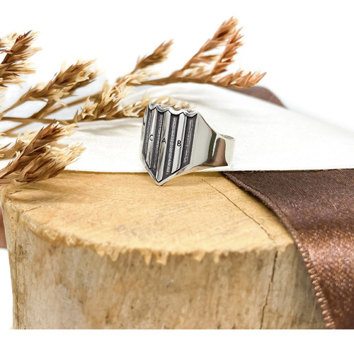Anillo Escudo Equipo FĂștbol Argentina Banfield C - Grande Plata 925