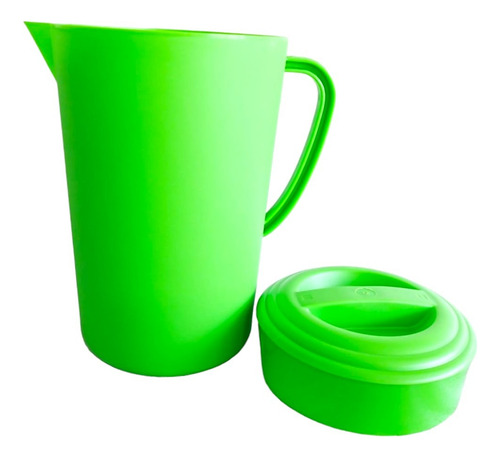 Jarra De Plástico Con Tapa 5 Litros Varios Colores 6 Piezas