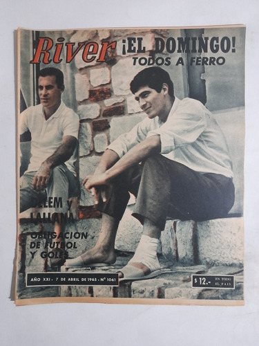 Revista River 1061 Delem Y Lallana Año 1965