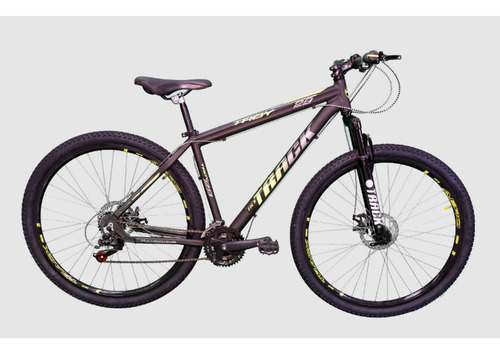 Bicicleta Troy Aro 29 P Com 21 Machas Track Bikes Cor Preto Tamanho do quadro 17